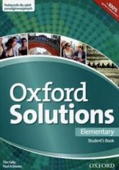 Książka - Oxford Solutions Elementary SB OXFORD