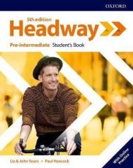 Headway 5E Pre-Intermediate SB + online practice