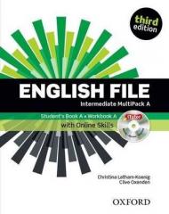 Książka - English File 3E Interm. Multipack A+online skills
