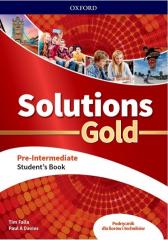 Książka - Solutions Gold. Pre-Intermediate. Student&#039;s Book