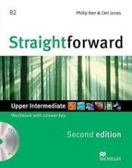Książka - Straightforward 2ed Upper-Inter WB with key +CD