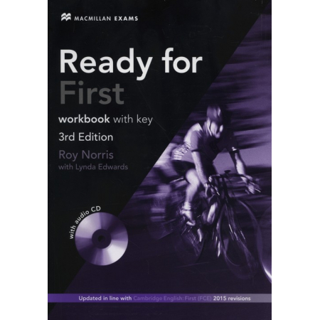 Ready for First 3rd Edition Workbook with key + CD