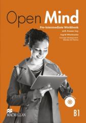 Książka - openMind Pre-Intermediate Workbook with key +CD (british edition)