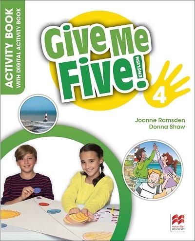 Książka - Give Me Five! 4  Activity Book + kod online