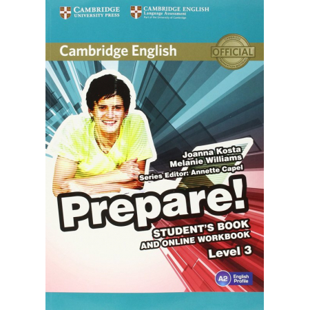 Cambridge English Prepare! 3 Student's Book + online workbook - Kosta Joanna, Williams Melanie