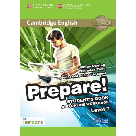 Cambridge English Prepare! 7 Student's Book online Workbook - Styring James, Tims Nicholas