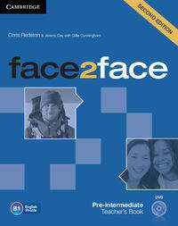 Książka - Face2face Pre-intermediate. Teacher`s Book with DVD