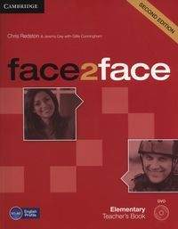 Książka - face2face Second edition Elementary Teachers Book ( DVD)  Chris Redston, Jeremy Day, Gillie Cunningham
