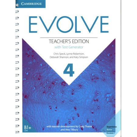 Evolve 4 Teacher's Edition with Test Generator