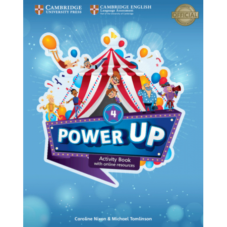 Książka - Power Up Level 4 Activity Book with Online Resources AND Home Booklet