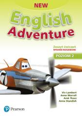 Książka - New English Adventure 2. Zeszyt ćwiczeń wydanie rozszerzone plus DVD