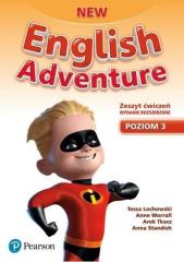 Książka - New English Adventure 3. Zeszyt ćwiczeń wydanie rozszerzone plus DVD