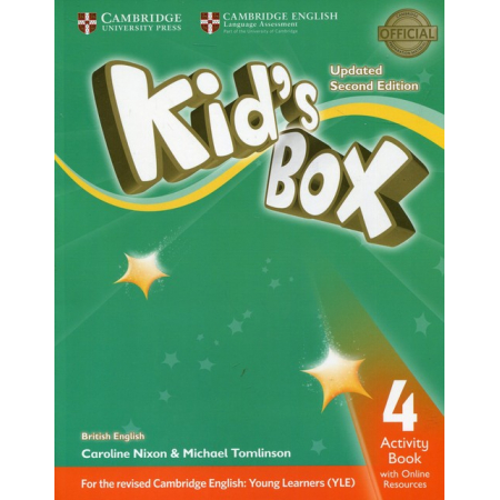 Książka - Kid&#039;s Box Level 4 Activity Book with Online Resources British English