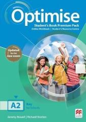 Książka - Optimise A2 (update ed.) Książka ucznia + kod online + Zeszyt ćwiczeń online + eBook (Premium)