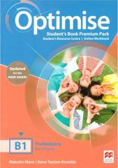 Książka - Optimise B1 (update ed.) Książka ucznia + kod online + Zeszyt ćwiczeń online + eBook (Premium)