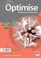 Książka - Optimise B1 (update ed.) Zeszyt ćwiczeń (z kluczem)