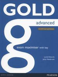 Książka - New Gold Advanced 2015 Exam Maximiser (with key)
