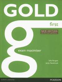 Gold First New Exam Maximiser - Burgess Sally, Newbrook Jacky 