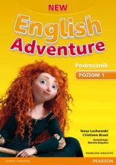 Książka - New English Adventure 1. Książka ucznia z kodem do eDesku