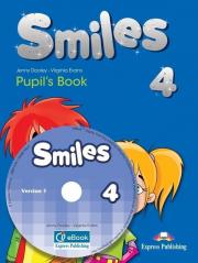 Książka - Smiles 4 Pupil&#039;s Book. Podręcznik z płytą