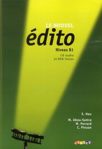 Książka - Le nouvel Edito B1. Podręcznik + CD + DVD