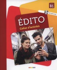 Książka - Edito B1. Cahier d'activites + CD