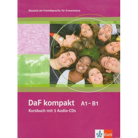 DaF kompakt A1-B1 Kursbuch mit 3 Audio-CDs