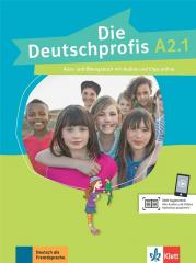 Książka - Die deutschprofis A2. 1. Podręcznik +ćwiczenia + CD