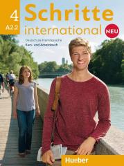 Książka - Schritte international Neu 4. Kursbuch + Arbeitsbuch + CD