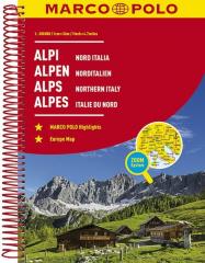 Książka - Atlas Alpy Włochy Północne 1:300 000 Marco Polo