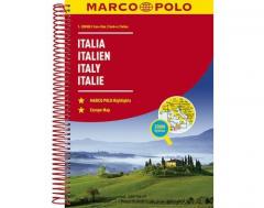 Książka - Atlas Marco Polo, Włochy 1:300 000 Spirala