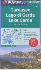 Książka - Gardasee/Lago di Garda/Lake Garda 1:50 000 Kompass