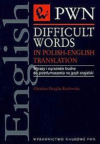 Difficult words in Polish-english translation