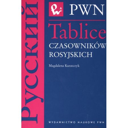 Książka - Tablice czasowników rosyjskich PWN