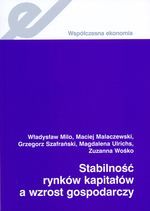 STABILNOŚĆ RYNKÓW KAPITAŁÓW A WZROST GOSPODARCZY