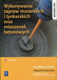 Książka - Wykonywanie zapraw murarskich i tynkarskich B.18.1