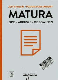 Książka - Matura Język polski P/P opis arkusze odpowiedz