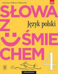 Książka - Słowa z uśmiechem. Jezyk polski. Literatura i kultura. Podręcznik do 4 klasy szkoły podstawowej