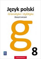 Książka - J.Polski SP 8 Gramatyka i stylistyka ćw. WSiP