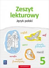 Książka - Język polski. Zeszyt lekturowy do 5 klasy szkoły podstawowej