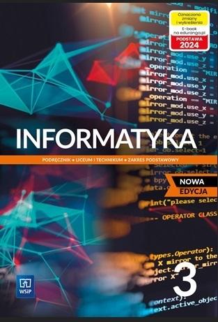 Książka - Informatyka LO 3 Podr. ZP w.2024