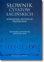 Książka - Słownik cytatów łacińskich