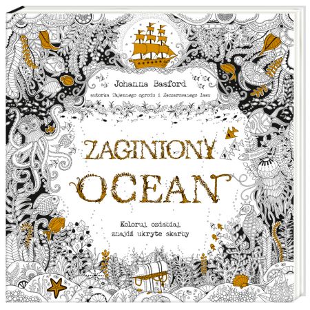 Książka - Zaginiony ocean książka do kolorowania