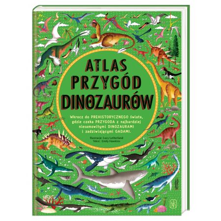 Książka - Atlas przygód dinozaurów