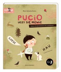 Książka - Pucio uczy się mówić. Zabawy dźwiękonaśladowcze dla najmłodszych