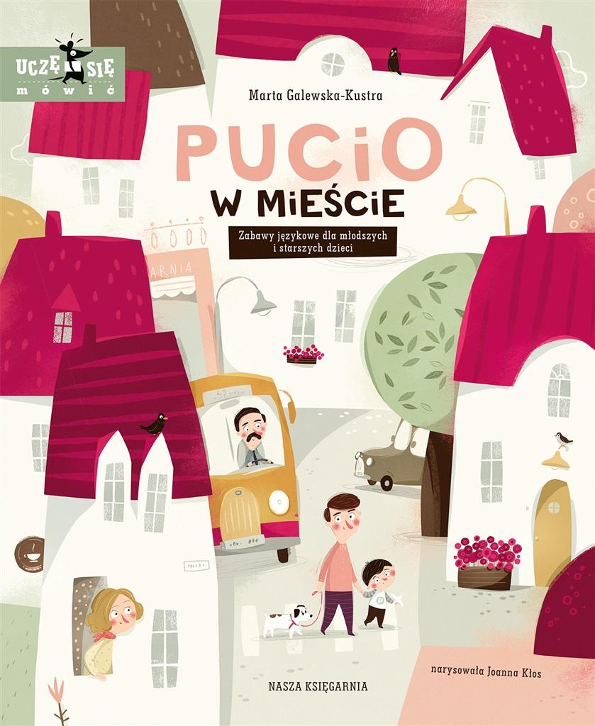 Książka - Pucio w mieście. Zabawy językowe dla młodszych
