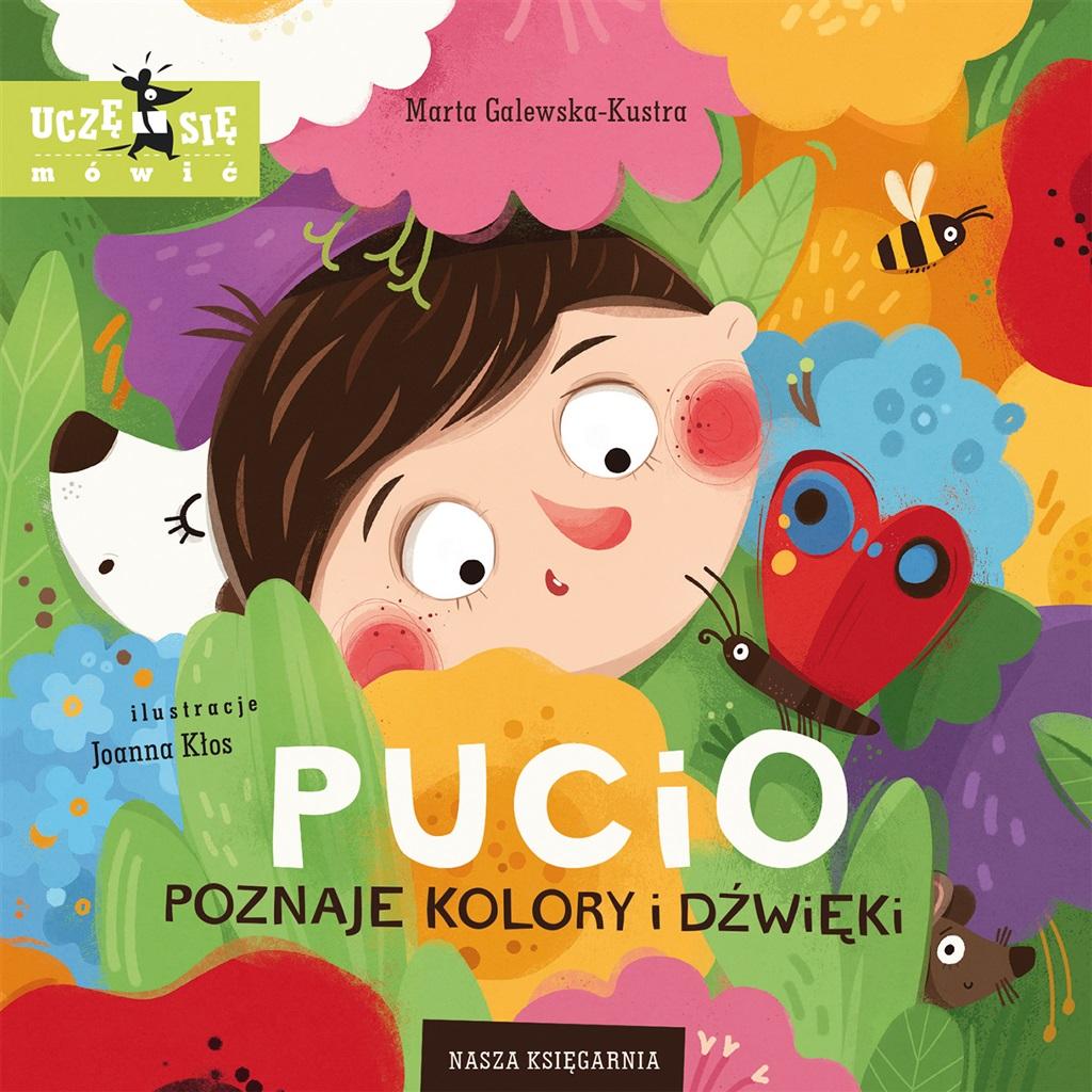 Książka - Pucio poznaje kolory i dźwięki