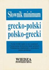 Książka - Słownik minimum grecko-polski, polsko-grecki