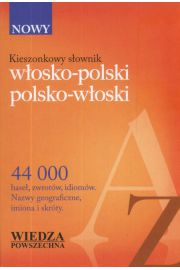 Książka - Kieszonkowy słownik włosko-polski, polsko-włoski
