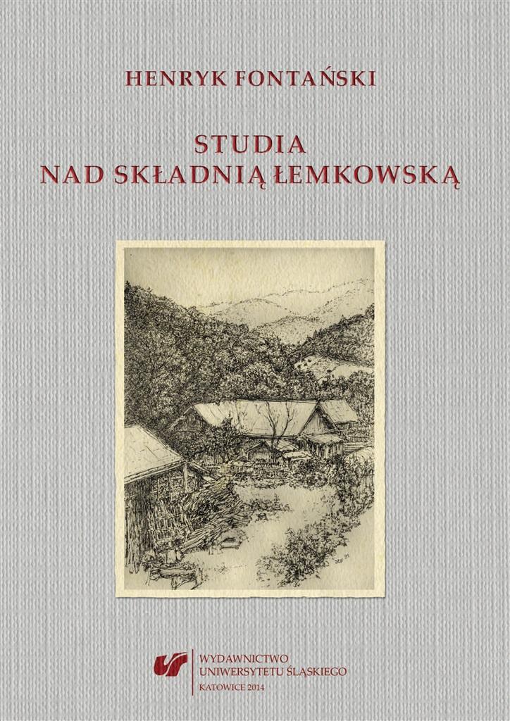 Książka - Studia nad składnią łemkowską